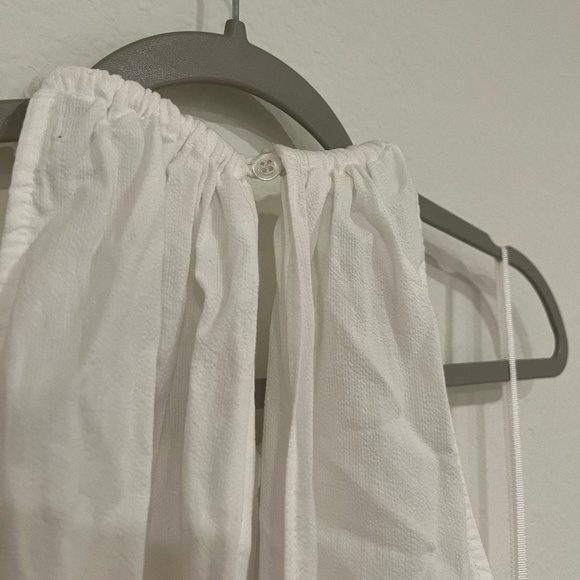 A.L.C. | Elegant Summer Whitney Cut Out Waist Midi Dress in White | Size 10 - Picture 12 of 15